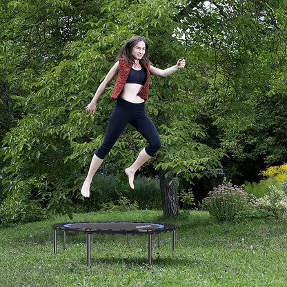 Newan 40"-48" Silent Mini Trampoline Fitness Trampoline Bungee Rebounder Jumping Cardio Trainer
