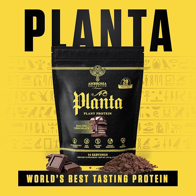 Ambrosia Planta - Premium Plant-Based Protein | Vegan & Keto Friendly | Gourmet Flavors with No