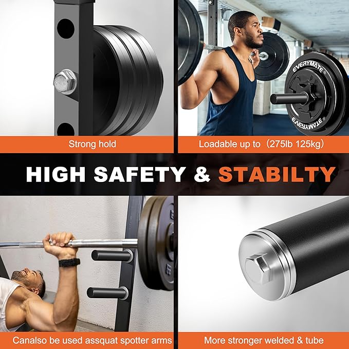 Weight Plate Holder, Weight Plate Storage Rack, Fitness Squat Rack Attachments, For Power Rack