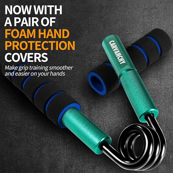 Grip Strength Trainer Set, 50-300LB(6 Pack), Wrist Forearm Strengthener, Metal No Slip, Hand Grip