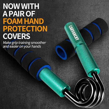 Grip Strength Trainer Set, 50-300LB(6 Pack), Wrist Forearm Strengthener, Metal No Slip, Hand Grip