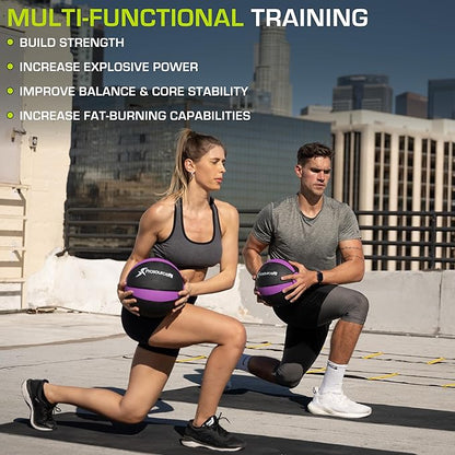 ProsourceFit Weighted Medicine Ball for Full Body Workouts