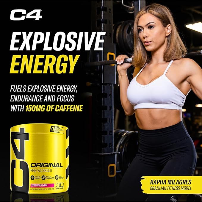 Cellucor C4 Original Pre Workout Powder Watermelon Sugar Free Preworkout Energy Supplement for Men