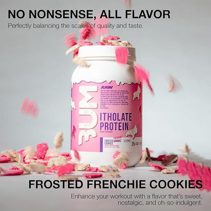 RAW Whey Isolate Protein Powder, Frosted Frenchie Cookie (CBUM Itholate) - 100% Grass-Fed Sports