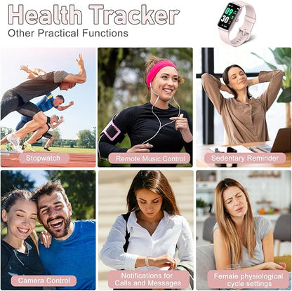 Fitness Tracker with Step Counter/Calories/Stopwatch, Activity Tracker, Health Tracker with Heart