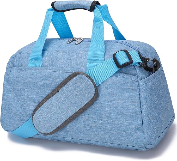 14 inch Small Gym Bag for Women & Men, Mini Duffel Bag for Travel Sports Lightweight Carry On Bag