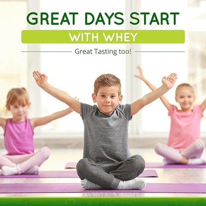 Grass-Fed Whey Protein Powder for Immune Vitality, Natural Vanilla 2.5lbs (56 Servings), 15g