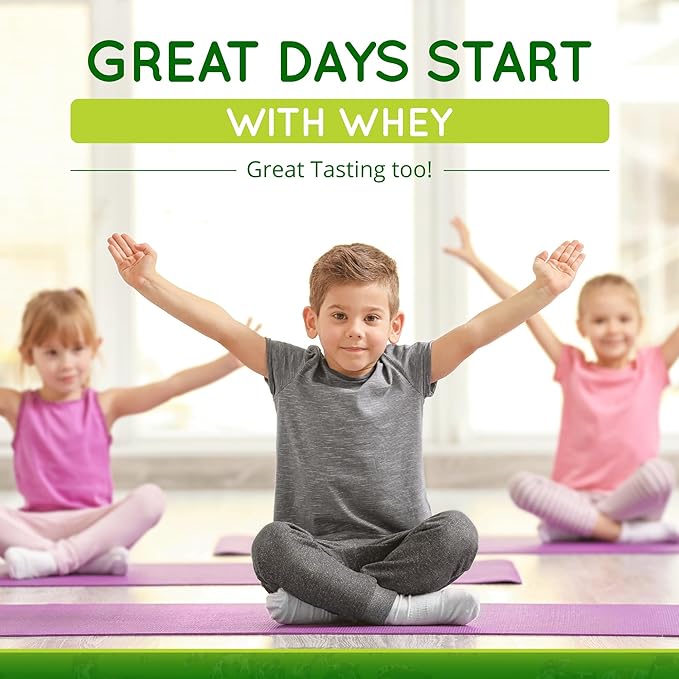 Grass-Fed Whey Protein Powder for Immune Vitality, Natural Flavor 2.5lbs (56 Servings), 15g Protein