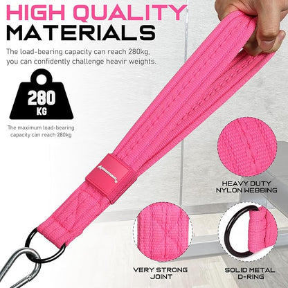 Tricep Rope Cable Attachment Handles for Gym, 13inch Exercise Handles, Tricep Pull Down Attachments