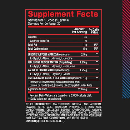 BPI Sports Best BCAA Powder - Muscle Recovery Support - Branched Chain Amino Acids | Building