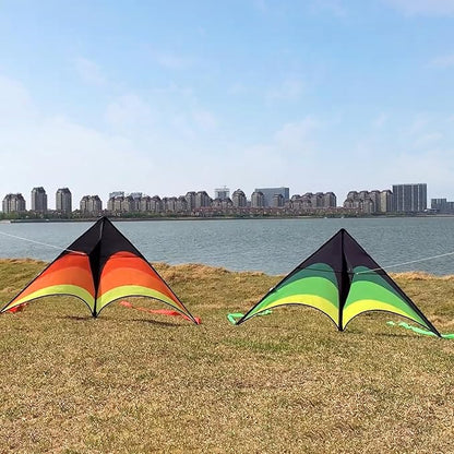 Mint's Colorful Life Delta Kite for Kids & Adults, Extremely Easy to Fly Kite, Best Kites for