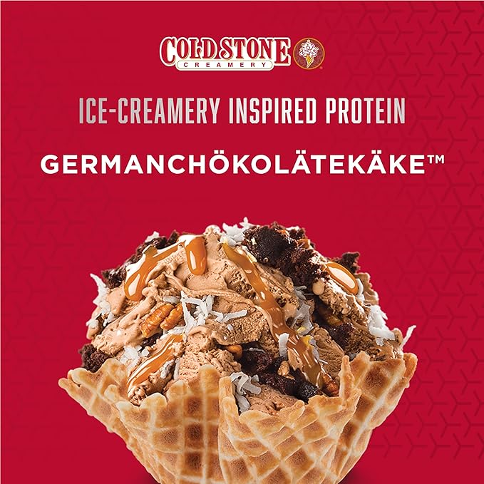 BSN Syntha-6 Whey Protein Powder, Cold Stone Creamery- Germanchökolätekäke Flavor, Micellar Casein
