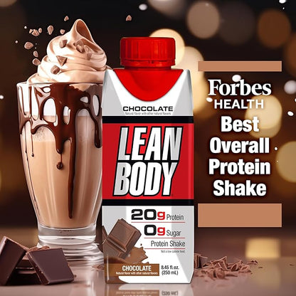 LABRADA NUTRITION - Lean Body RTD Whey Protein Shake, Convenient On-The-Go Meal Replacement Shake