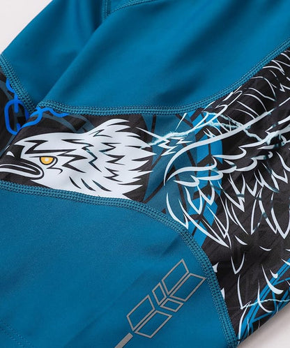 HUGE SPORTS Men's Rash Guard Swim Shorts Compression Swimming Jammer Cool Dry Active Swimsuit