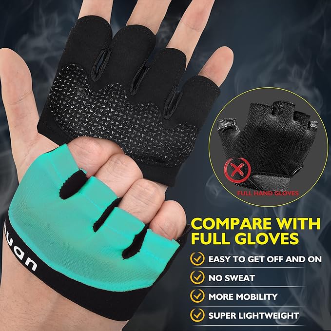 ihuan New Weight Lifting Gym Workout Gloves Men & Women, Great for Weightlifting, Exercise