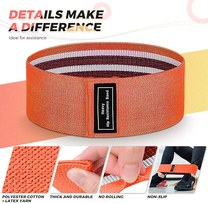 Renoj Resistance Bands, Yoga Starter Sets for Women and Men, 3 Set of Stretch Exercise Workout