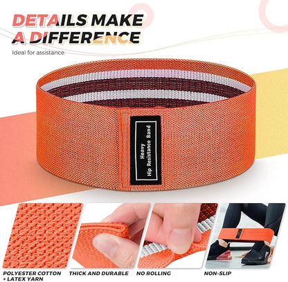 Renoj Resistance Bands, Yoga Starter Sets for Women and Men, 3 Set of Stretch Exercise Workout
