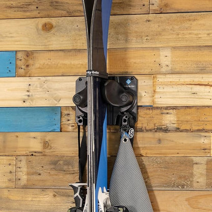 Ultimate Ski & Snowboard Wall Storage Rack - Fits any Ski or Snowboard - Save Your Rocker, Tips and
