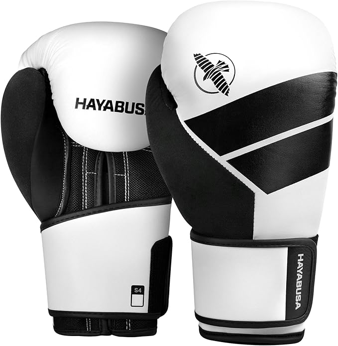 Hayabusa S4 PU Leather Boxing Gloves for Men, Women & Kids, 10oz, 12oz, 14oz, 16oz, Training