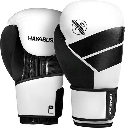 Hayabusa S4 PU Leather Boxing Gloves for Men, Women & Kids, 10oz, 12oz, 14oz, 16oz, Training