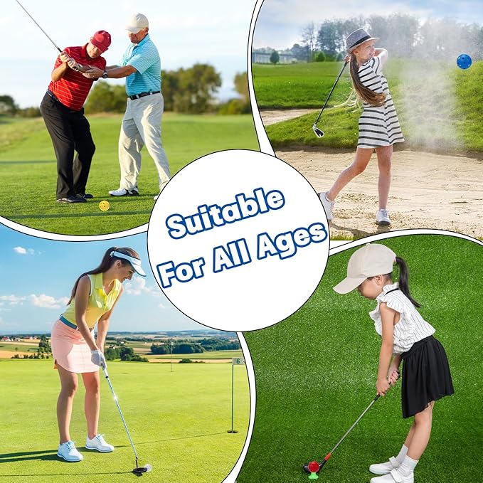 Coopay 72/150/300 Pack Practice Golf Balls, 42mm Plastic Golf Training Balls with a Drawstring Bag