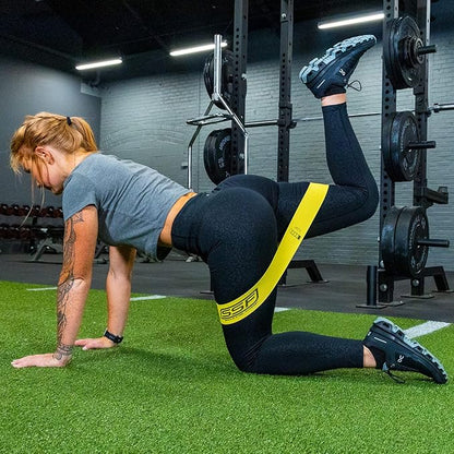 Serious Steel Fitness Fabric Mini Loop Non-Slip Resistance Band Set | Warm-Up, Physical Therapy
