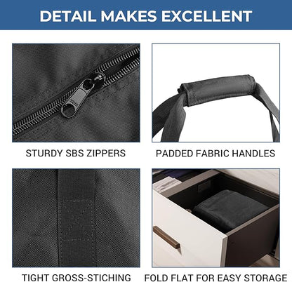COOLBEBE 45 Inch Tripod Carrying Case - 45x7x7 Inch Storage Bag for Light Stands, Fishing Rods
