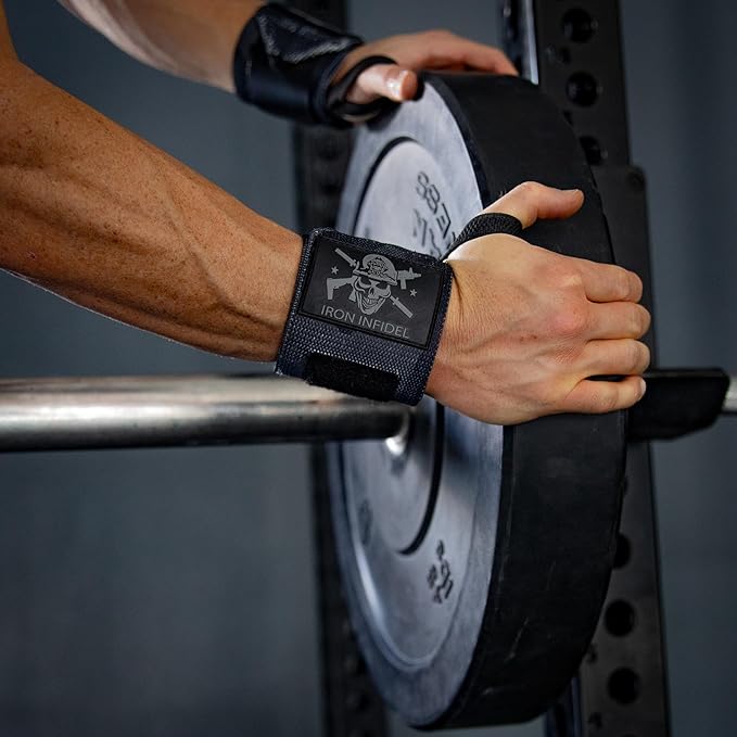 Iron Infidel Wrist Wraps for Weightlifting - 18" and 24" Heavy Duty Support for Working Out, Gym