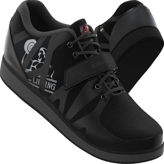 Nordic Lifting Squat Shoes for Men - Deadlift & Lifting Shoes MEGIN Black