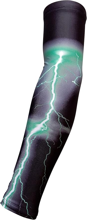 Youth & Adult Sizes Moisture Wicking Compression Arm Sleeve (1 Sleeve) (Over 100 Colors Available
