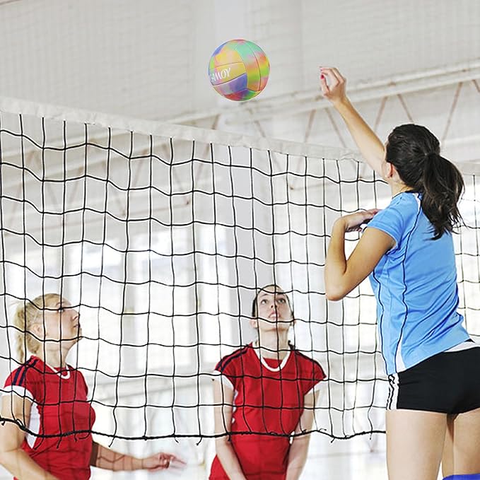 Volleyball Size 5 - Premium PU Leather, Ultra-Durable Soft to The Touch for Youth, Adults, Ideal