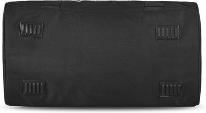 Unisex Duffel Bag Black, Extra Roomy Waterproof Small Gym Bag For Women with Shoe Compartment