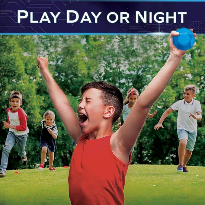 Glow in The Dark Capture The Flag - Starter Set | Ages 8+ | Outdoor Games for Kids 8-12+ | Glow in