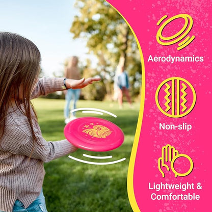 Wham-O Frisbee Go Flying Disc, 9 Inch Lightweight Sports Disc for Beginners Outdoor Beach Backyard