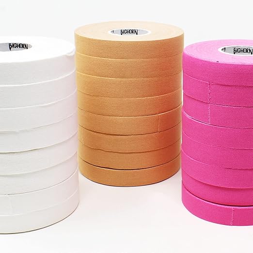 Bighorn Athletics Pro Series Jiu-Jitsu Finger Tape, 8-Rolls with Tin Holder, Enhanced Strength