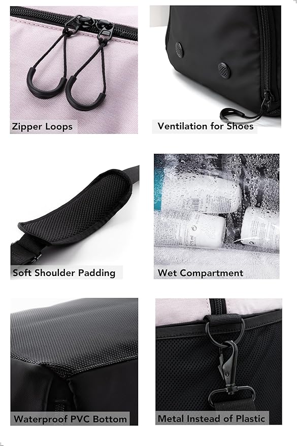 Fitgriff® Gym Bag V2 for Men and Women with Shoe & Wet Compartment - Duffle Bag for Travel, Sports