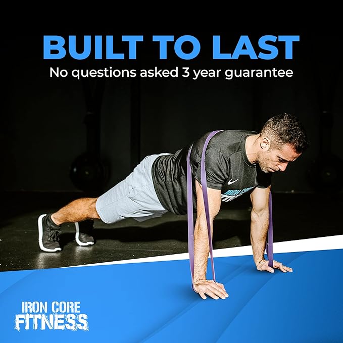 Pull Up Assistance Resistance Bands - Long Loop Power Bands for Men and Women - Strength Power