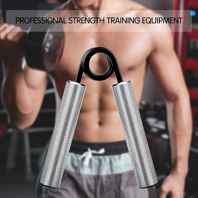 Grip Strength Trainer,50LBS-300LBS Metal Hand Grip,No Slip Heavy-Duty Hand Grip Strengthener,Wrist