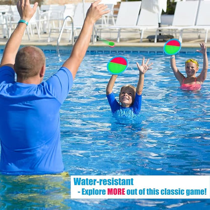 Ayeboovi Toss and Catch Ball Set Beach Toys Pool Toys Outdoor Games Outdoor Toys Yard Games Easter