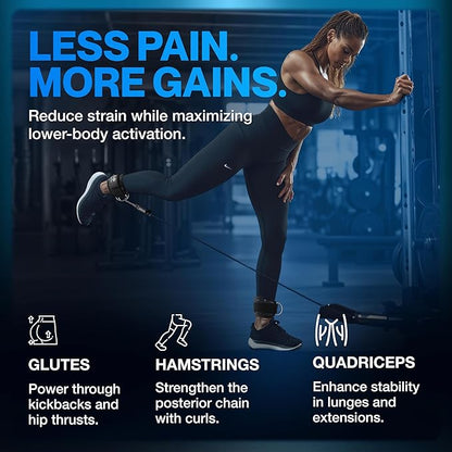 Modvel Gym Ankle Strap for Cable Machines ??Glute & Leg Kickback Ankle Straps for Gym Workouts