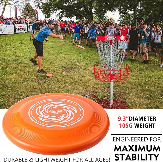 Sports Flying Disc - Compeition Flying Discs for Beach, Backyard, Lawn, Park, Camping and More