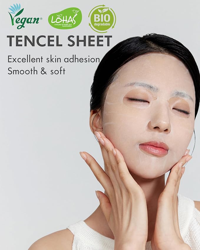 DERMAL Seoul Face Ceramide 3X Daily Quick Mask 36 Sheet ??Korean Skincare Vegan Tencel Facial Masks
