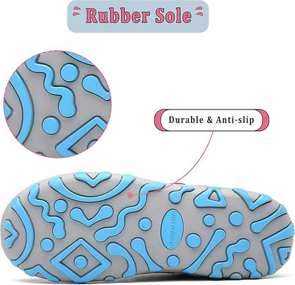 Mishansha Kids Hiking Boots Toddler Girls Boys Hiking Shoes Water-Resistant Anti-Collision Non-Slip