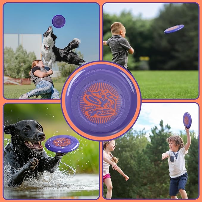 Wham-O Frisbee Go Flying Disc, 9 Inch Lightweight Sports Disc for Beginners Outdoor Beach Backyard