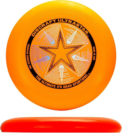 Discraft Ultrastar Neon 5-Pack | Premium Ultimate Discs - Neon Pink, Yellow, Cobalt Blue, Green