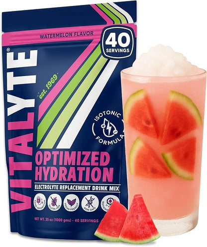 Vitalyte Electrolyte Powder Drink Mix, Isotonic Electrolyte Hydration Mix, Gluten Free Post Workout
