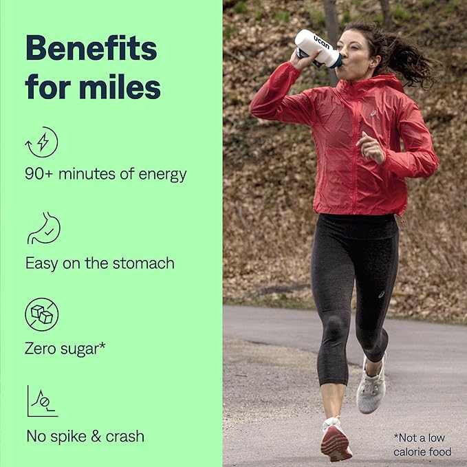 UCAN Energy Powder, Lemon, Keto, Sugar-Free Pre & Post Workout for Men & Women, Non-GMO, Vegan