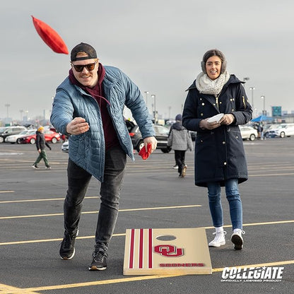 2' x 3' Solid Wood Cornhole Set with Direct Print HD Team Graphics – Great Gift for Any NCAA Fan!