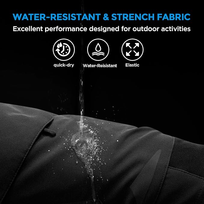 XKTTAC Men's Outdoor Quick Dry Lightweight Stretchy Shorts for Hiking, Tactical, Camping, Travel
