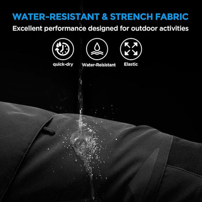 XKTTAC Men's Outdoor Quick Dry Lightweight Stretchy Shorts for Hiking, Tactical, Camping, Travel